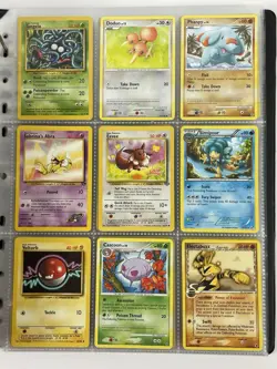 Pokemon Card Collection VTG Binder Holo Rare 1st E-Reader WoTC Alakazam Eevee - Image 3