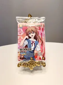 Union Arena TCG Asuka Langley Winner Promo Card EVA-1-010 Evangelion English - Image 1