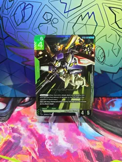 Gundam Card Game Wing Gundam ST02-001 LR Rare Card Near Mint Condition - Image 2