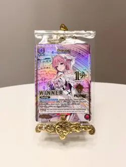 Union Arena Dorothy WINNER Promo Card 1st Anniversary NIK-3-042 Purple English - Image 1