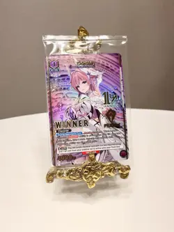 Union Arena Dorothy WINNER Promo Card 1st Anniversary NIK-3-042 Purple English - Image 2