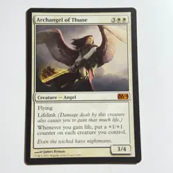 Archangel of Thune 5 M Magic 2014 (M14) Magic the Gathering MTG LP - Image 1
