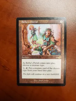 Belbe's Portal Nemesis Artifact Rare Magic the Gathering Card - Image 1