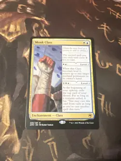 Monk Class Foil (228) Adventures in the Forgotten Realms AFR MTG Magic - Image 1