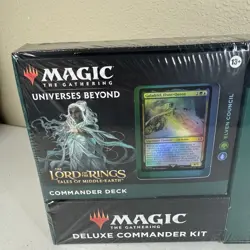 MTG LOTR: Tales of Middle Earth ELVEN COUNCIL Deluxe Commander Kit Sealed - Image 2