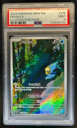 2023 Pokemon SV 151 MEW EN Psyduck #175/165 PSA 9 - Image 1