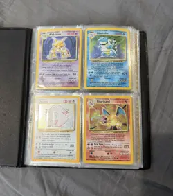 1999 Pokemon Base Set COMPLETE 102/102 w/ CHARIZARD - Comes with OG Binder - Image 1