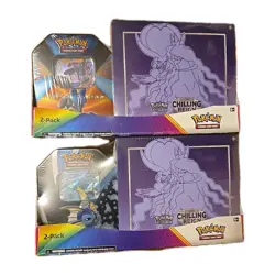 2 x Pokemon Chilling Reign Elite Trainer Box & Tin Costco New & Sealed In Hand - Image 1