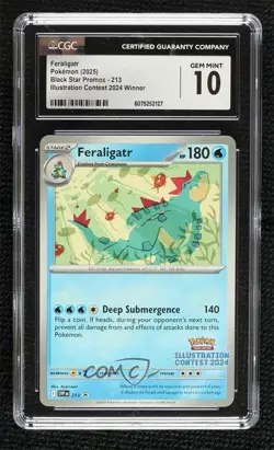 Feraligatr (Illustration Contest 2024) Pokemon Scarlet & Violet Black Star Promo - Image 1