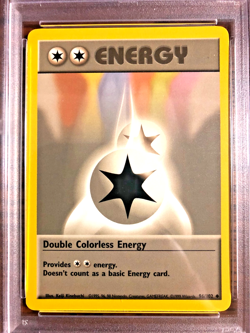 Double Colorless Energy Uncommon #96 - PSA NM 7 - Base Set Unlimited - Pokemon - Image 2