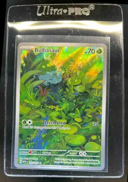 2023 Pokemon SV 151 MEW EN Bulbasaur #166/165 - Image 1
