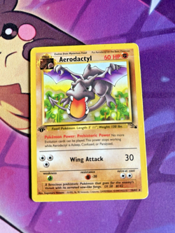 Aerodactyl - 16/62 [Fossil] Pokemon TCG - 1ST EDITION - Regular RARE - HP - Image 1