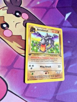 Aerodactyl - 16/62 [Fossil] Pokemon TCG - 1ST EDITION - Regular RARE - HP - Image 2