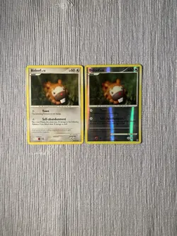Pokemon TCG Bidoof Reverse Holo/Regular Cards Stormfront Yuka Morii Clay Art MP - Image 1