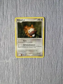 Pokemon TCG Bidoof Reverse Holo/Regular Cards Stormfront Yuka Morii Clay Art MP - Image 2