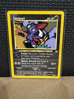 2001 Pokemon Neo Revelation - 1st Edition - Sneasel 24/64 - Ungraded - Image 1