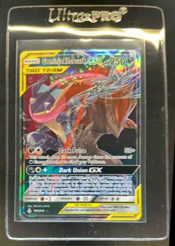 2019 Pokemon Sun & Moon Unbroken Bonds Greninja Zoroark Tag Team Holo #107/214 - Image 1