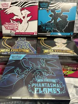 Pokemon TCG Mix Lot of (5) Elite Trainer Box ETB Factory Sealed - Image 1