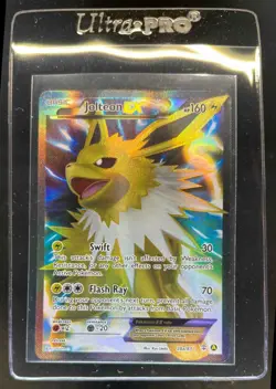 2017 Pokemon Mega Powers Collection Jolteon Ex Full Art FA Promo #28a/83 - Image 1