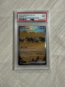 2024 Pokemon SSP EN Surging Sparks Durant EX 236/191 PSA 9 - Image 1