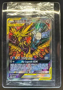 2016-19 Pokemon SM Black Star Promos Moltres & Zapdos Articuno Tag Team #SM210 - Image 1