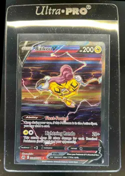 2023 Pokemon SWSH Crown Zenith Raikou V Galarian Gallery #GG41/GG70 - Image 1
