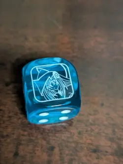 yugioh dice (Dark Magician Girl) - Image 1