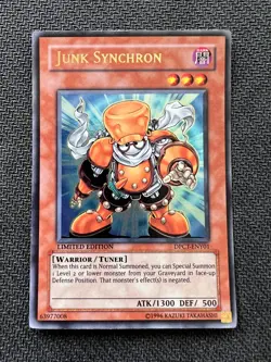 Yugioh Junk Synchron Limited Edition Ultra Rare DPCT-ENY01 MP/LP - Image 1