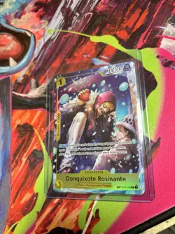 Donquixote Rosinante OP12-108 R - TR ART - One Piece TCG OP-14 OP14 English NM - Image 1