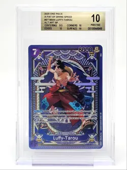 LUFFY-TAROU 2025 ONE PIECE FIST OF DIVINE SPECIAL ALTERNATE ART BGS 10 Q1300 - Image 1