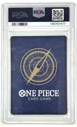 2025 One Piece OP11 G/G F/F Pistol Red Hawk Alternate Art PSA 10 - Image 2