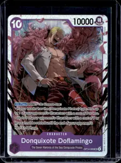 2026 One Piece The Azure Sea's Seven Donquixote Doflamingo #OP14-069 - Image 1