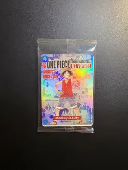 Monkey.D.Luffy (055) (College Basketball US Voyage) P-055 One Piece Promotion... - Image 1