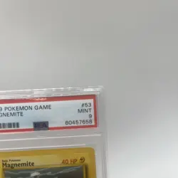 PSA 9 Base Set Unlimited Magnemite 53/102 Pokemon Cards 1999🔥 - Image 4