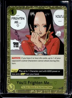 2026 One Piece The Azure Sea's Seven You'll Frighten Me Gold Don Card - Image 1