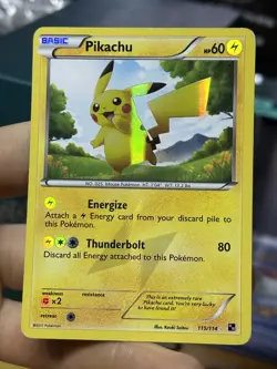 Pikachu 115/114 Black & White 2011 Secret Rare Holo Pokemon Card TCG - Image 3