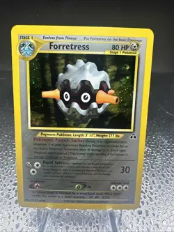 Pokemon TCG Forretress Neo Discovery Holo Card 2/75 Unlimited Rare - Image 1