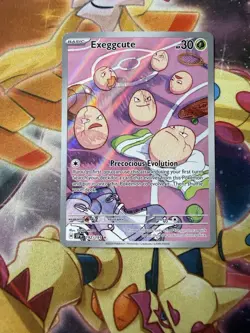 Exeggcute 192/191 Sv08: Surging Sparks Illustration Rare Pokemon Card NM - Image 1