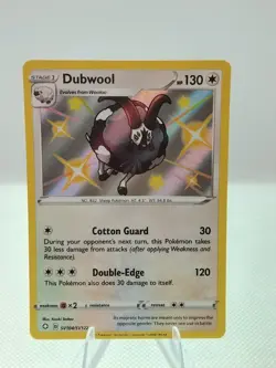 Dubwool SV104/SV122 Shining Fates Baby Shiny Holo Rare Pokemon Card TCG - Image 1