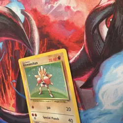 Hitmonchan Base Set Holo Unlimited Rare Pokemon TCG Card 7/102 - Image 5