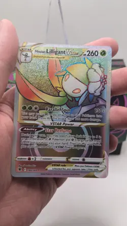 Hisuian Lilligant VSTAR Secret Rare 190/189 Pokemon Astral Radiance Holo Card NM - Image 3