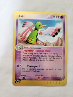 2003 Pokemon e-Reader Reverse HOLO Card - Xatu (55/100) EX Sandstorm (LP) - Image 4