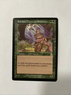 MTG Rofellos Llanowar Emissary Urza’s Destiny LP - Image 1