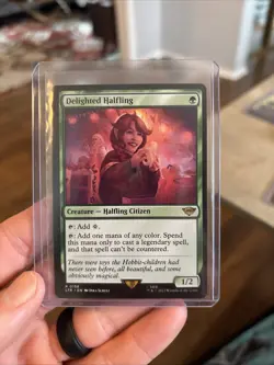 Delighted Halfling Magic the Gathering Lord of the Rings - Image 1