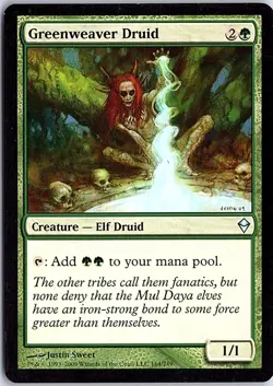 Greenweaver Druid U Zendikar 164 LP Magic - Image 1