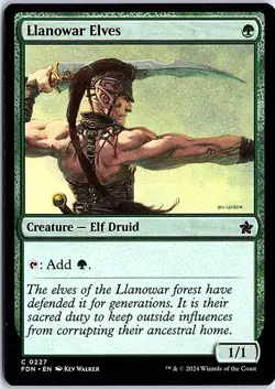 Llanowar Elves C Foundations 227 LP Magic - Image 1