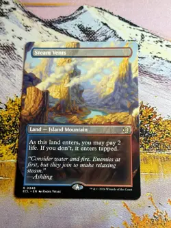 Steam Vents - Borderless Lorwyn Eclipsed MTG - Image 3