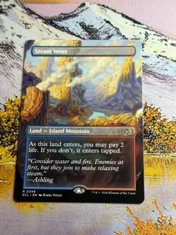 Steam Vents - Borderless Lorwyn Eclipsed MTG - Image 4