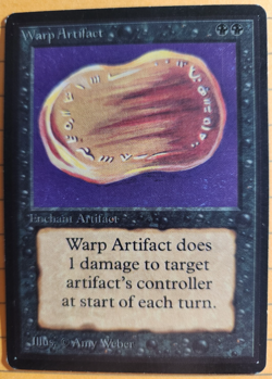 MTG - 1993 - Beta - Warp Artifact - Light Play - Image 1