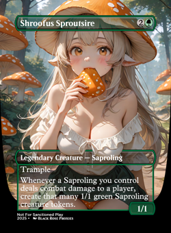 Shroofus Sproutsire - MTG Anime Custom - Playtest- Not For Sanctioned Play - Image 1